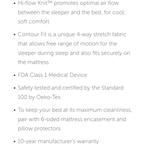 REM-FIT 400 series Waterproof fitted sheet -Cal King - Picture 15 of 16